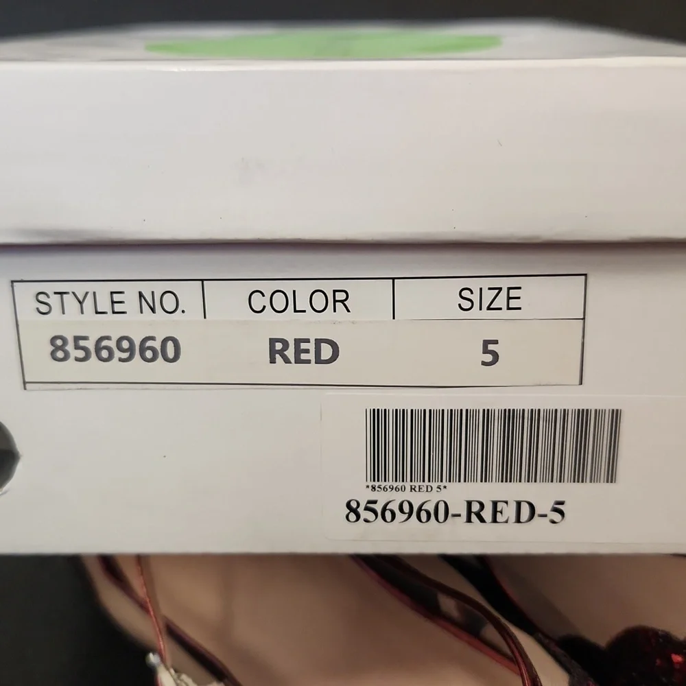 Red sparkly dress shoes